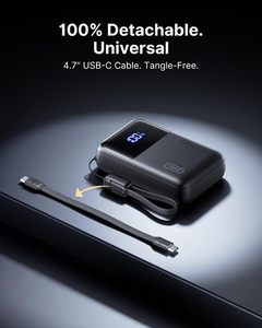 Cargador Portátil <span class=keywords><strong>INIU</strong></span> de 20000mAh Ultracompacto con Carga Rápida Dual PD de 65W, Seguro para Vuelos, con Pantalla LED, USB-C y USB-A - Product Image 5