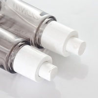 Botol semprot Mini ukuran perjalanan 20ml 30ml 40ml PETG wadah kosmetik isi ulang plastik kosong dengan tutup sekrup penyegel