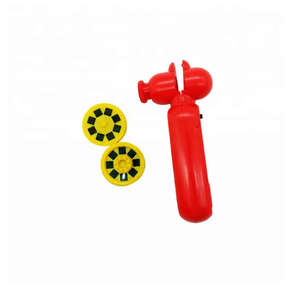 أقراص إدخال جهاز عرض بلاستيكية محمولة باليد على الطراز العتيق للأطفال ، ألعاب تعليمية بأنماط مخصصة للأعمار من 4 إلى 9 هدايا ترويجية - Product Image 1