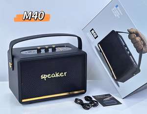 Altavoz Bluetooth inalámbrico retro <span class=keywords><strong>M40</strong></span>, altavoz portátil para exteriores con 3-5 horas de reproducción, sonido de alta fidelidad - Product Image 2