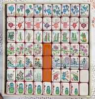 Tuiles de Mahjong en Acrylique de Noël en Gros, Colorées, 30mm, Imprimées UV, Ensemble Portable et Moderne pour Cadeaux de Fêtes