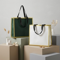 Sac de courses réutilisable personnalisé imprimé, emballage cadeau, sac de courses non tissé avec logo