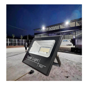 Projecteur solaire 50W capteur de mouvement à gradation automatique télécommande IP65/IP66/IP67 évalué 110Â ° Angle de faisceau en alliage d'aluminium LED - Product Image 1