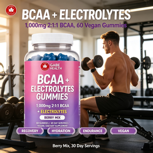 Gummies BCAA Électrolytes Marque Blanche OEM 1000 mg BCAA Mélange de Baies 60 unités Récupération et Hydratation Végétaliennes en 30 Jours pour Athlètes de Gym - Product Image 1