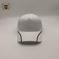 Topi Baseball Snapback 5 Panel Sporty Grosir, Bahan Satin Kasual, Pinggiran Melengkung, Bernapas, Unisex Dewasa, Empat Musim, 3D