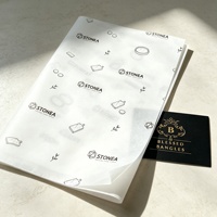 Kertas Tisu Putih Khusus untuk Kemasan Pakaian, Kertas Tisu Berkualitas Tinggi Dicetak dengan Logo Perusahaan