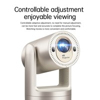 Projecteur transfrontalier HY7 avec batterie intégrée (4-5h), Android 4K haute définition, mise en miroir sans fil pour la maison, 200 pouces