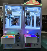 Machine de jeu d'arcade à monnayeur, type grue à pinces et pousseur, avec fonction de paiement, en plastique, avec support en anglais, pour les 6 ans et plus, PCB pour porte-clés et peluches