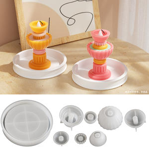 Cylindre géométrique pour Jenga Moules <span class=keywords><strong>en</strong></span> silicone pour bougie Moule <span class=keywords><strong>en</strong></span> résine pour la décoration intérieure Outils pour gâteaux - Product Image 2