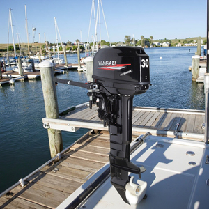 Potente motor de aluminio ligero de 30 HP, 2 tiempos y 496 cc para pesca, veleros, lanchas rápidas y embarcaciones marinas - Product Image 1