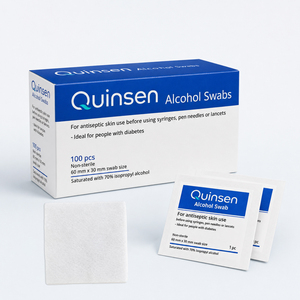 Toallitas desinfectantes con alcohol isopropílico <span class=keywords><strong>al</strong></span> <span class=keywords><strong>70</strong></span>%, toallitas médicas para limpieza de la piel, CE ISO 13485, suministro <span class=keywords><strong>al</strong></span> por mayor - Product Image 1