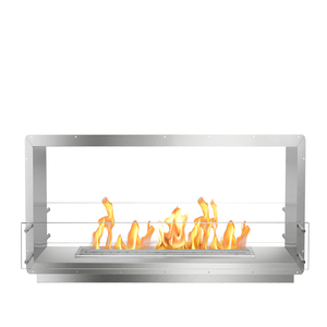 Caminetto a <span class=keywords><strong>Bioetanolo</strong></span> da 1800 mm, Apertura Singola o Doppia, con Fiamma a Alcool ed Elettrica, Caminetto Trasparente a Etanolo da 72 Pollici - Product Image 6