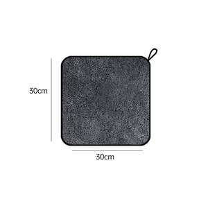 Toalla de Microfibra Grande con Bucle Trenzado, Ecológica, para Lavado y Secado de Autos, de Secado Rápido, con Técnica de Tejido, para Uso Doméstico - Product Image 3