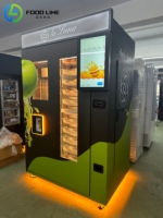 Vers sinaasappelsap automaat, muntautomaat, vruchtensap automaat, suikerriet sap automaat