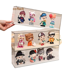 Expositor de Almacenamiento para Cajas Sorpresa de <span class=keywords><strong>Lego</strong></span> Hecho a Mano, Transparente, Antipolvo, para Adornos y Coleccionables Bubble Mart - Product Image 3