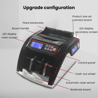 Contadora de Billetes con Pantalla LCD MC5810 UVMG, Máquina Contadora Multidivisa, Detector de Efectivo para USD/EUR/IQD/TRY, Máquina Detectora de Billetes