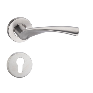 <span class=keywords><strong>Poignée</strong></span> de porte en acier inoxydable brossé pour entrée de villa - Design moderne, installation facile, durable, chambre, extérieur, salle de bain - Product Image 1