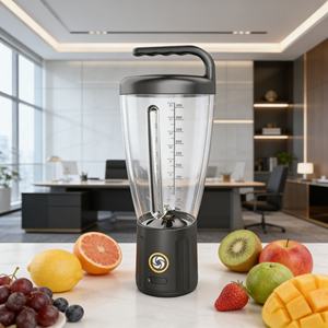 Licuadora USB Portátil de 1000 ml, Batería Recargable, Inalámbrica, Libre de BPA, Modo Turbo de Alta Resistencia, a Prueba de Fugas, para Hacer Smoothies, para Coche y Exteriores - Product Image 5