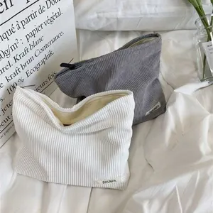 Bán buôn biểu tượng tùy chỉnh Du Lịch tổ chức Lưu trữ ly hợp make up vệ sinh cá nhân trường hợp dây kéo Pouch vải to sợi mỹ phẩm trang điểm túi cho phụ nữ