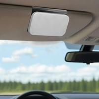 Diffuseur d'arôme de voiture de luxe personnalisé en gypse à clipser sur pare-soleil, ornement parfumé longue durée pour voiture