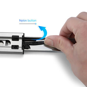 Scorrevole del cassetto del binario della guida del tavolo telescopico del produttore cinese a chiusura automatica a 3 pieghe - Product Image 4