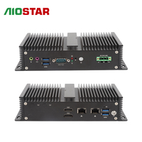 Fan-Less 4K 60HZ Industrial Mini PC with GeminiLake J5005 J4105 N4000 and N4100 CPUs Dual LAN 16G DDR4 6 USB