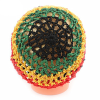 Enfants Rasta Kufi Caps Respirant Maille Crochet Filet À Cheveux pour Sommeil Locs Tresses Protecteur pour Enfants Soins Des