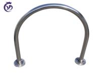 Support de vélo en acier inoxydable personnalisé pour l'extérieur, support de stationnement circulaire, support de vélo commercial, support de vélo circulaire