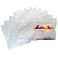 Haoran Wholesale TikTok Transparent Travel Pill Bag Organizer Travel Eva Pill Pouch Clear Pill Bags Bulk Eva Pill Organizer
