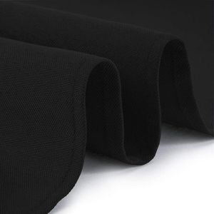 Mantel negro DB 200 Gsm de 90x132 pulgadas, rectangular, resistente a las arrugas, para hoteles - Product Image 4
