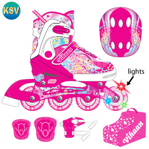 Good Quality Fashionable Pu Aluminium Chassis With Light <b>Girls</b> <b>Roller</b> Shoe - Product Image 3