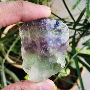 Pierre brute de fluorite naturelle, énorme pierre précieuse brute arc-en-ciel, cristaux de fluorite bruts massifs, pierre précieuse multicolore pour la fabrication de bijoux - Product Image 2