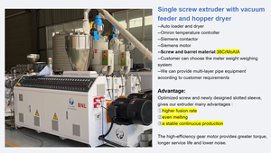 Línea de Extrusión de Filamentos, Tubos y Conductos de Plástico HDPE, PPR y LDPE, Precio de Fábrica Fullwin, Alta Automatización, Control PLC Siemens - Product Image 5