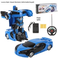 Mobil Balap Deformasi 360 Derajat Berputar, Stunt Remote Control, Robot Transformasi, Mobil RC