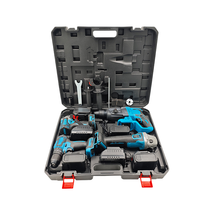 Ensemble d'outils électriques sans fil industriels professionnels clé électrique marteau perceuse meuleuse d'angle pioche pour ménage bricolage OEM