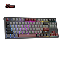 Clavier mécanique de jeu Royal Kludge RK R87, best-seller, RGB, 87 touches, touches colorées, clavier de jeu filaire, échange à chaud