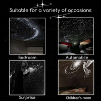 Lámpara de Proyección USB Planetario Galaxia Luna, Proyector LED Romántico de Techo con Estrellas para Niños, Luces Nocturnas para Dormitorio y Coche