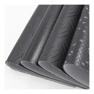 Recycled Pvc Vegetable Floor Fabric Leather Manufacture PVC Embossed Synthetic Leather For Upholstery Car Vinyl