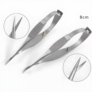 In acciaio inox oftalmico medico <span class=keywords><strong>Venus</strong></span> 8 cm iris legatura forbici curvo 8 cm 3.15 pollice per micro chirurgia oftalmica - Product Image 2