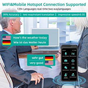 VORMOR Z6 Haut-parleur de traduction vocale portable Wi-Fi OEM/ODM de haute qualité, traducteur intelligent instantané multilingue hors ligne - Product Image 2