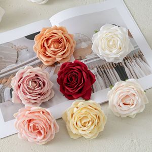ดอกกุหลาบประดิษฐ์ CallaFloral ทำจากโพลีเอสเตอร์ สำหรับตกแต่งภายในบ้าน งานแต่งงาน สีชมพู แดง เหลือง ส้ม ขาวนวล ชมพูเข้ม - Product Image 1