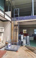Elevador Eléctrico Pequeño para Carga, Anticaídas, Máquina de Elevación Sencilla, Plataforma Elevadora para Fábrica, Almacén y Hogar