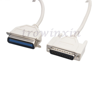 DB25 to CN36 <strong>Parallel</strong> Printer <strong>Data</strong> Cable 25 to 36 Pin Molded Male to Male M/M Centronics - Product Image 4