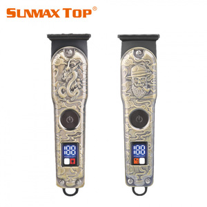 เครื่องตัดผมซันแม็กซ์ รุ่นท็อป โปรเฟสชั่นแนล แบตเตอรี่ลิเธียมไอออน 2000mAh ชาร์จผ่าน USB ตัวเครื่องโลหะ สำหรับใช้ในบ้าน รุ่น ST-0188 - Product Image 2