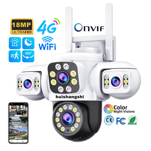 Caméras de surveillance Yoosee 18MP 9K HD extérieures 4G avec carte SIM, caméras bullet, alerte CCTV, PTZ, Wi-Fi, sans fil, IP, réseau, sécurité - Product Image 1