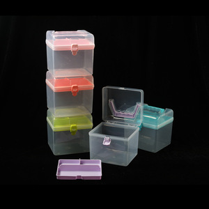 Caja de almacenamiento pequeña de plástico transparente de doble capa <span class=keywords><strong>para</strong></span> el hogar <span class=keywords><strong>para</strong></span> joyería, juguetes <span class=keywords><strong>para</strong></span> niños, herramientas de almacenamiento de maquillaje, organización - Product Image 2
