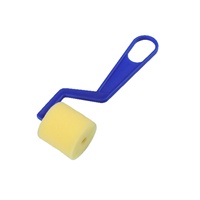 Pinceaux éponge et rouleaux à manche en plastique pour enfants, grande taille, fournitures artistiques DIY pour la maternelle