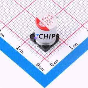 SV391M250F11R7R1Z00ZZ ตัวเก็บประจุแบบแข็ง SMD, D8xL11.7 มม. ( ความจุ: 390uF ) ( ความแม่นยำ: 20% แรงดันไฟฟ้าที่กำหนด: 25V ) - Product Image 1