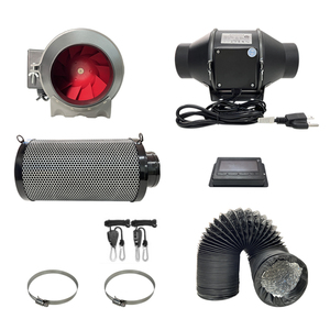 Inline <span class=keywords><strong>Duct</strong></span> <span class=keywords><strong>Fan</strong></span> 4 inch 220cfm ống xả Quạt thông gió 6 inch 8 inch với Thông Minh thông minh điều khiển tốc độ Bộ lọc Carbon - Product Image 1