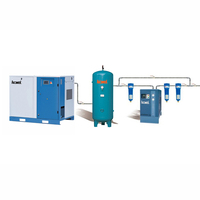 Compresseur d'air à vis rotatif Luowei 7,5 kW 13 bars, bloc compresseur Hanbell IE4 IP54, moteur PM refroidi par air, 64-68 dB(A)